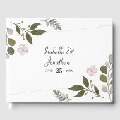 Eenvoudige bladeren gastenboek (Voorkant)