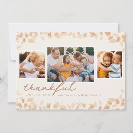 Eenvoudige bladeren kaart (Voorkant)