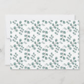 Eenvoudige bladeren met de Gemelijke Foto van het  Kaart (Achterkant)