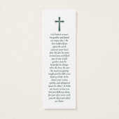 Eenvoudige Bladwijzer voor aangepaste foto's Mini Visitekaartjes (Achterkant)