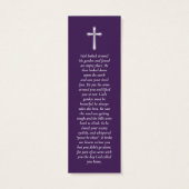 Eenvoudige Bladwijzer voor aangepaste foto's Mini Visitekaartjes (Achterkant)