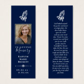 Eenvoudige Bladwijzer voor aangepaste foto's Mini Visitekaartjes (Voorkant /achterkant)