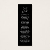 Eenvoudige Bladwijzer voor aangepaste foto's Mini Visitekaartjes (Achterkant)