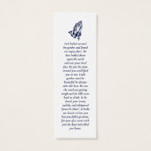 Eenvoudige Bladwijzer voor aangepaste foto's Mini Visitekaartjes (Achterkant)