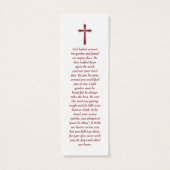 Eenvoudige Bladwijzer voor aangepaste foto's Mini Visitekaartjes (Achterkant)