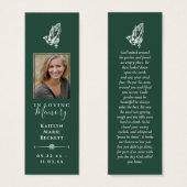 Eenvoudige Bladwijzer voor aangepaste foto's Mini Visitekaartjes (Voorkant /achterkant)