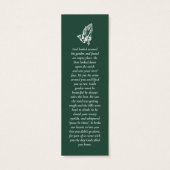 Eenvoudige Bladwijzer voor aangepaste foto's Mini Visitekaartjes (Achterkant)