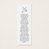 Eenvoudige Bladwijzer voor aangepaste foto's Mini Visitekaartjes (Achterkant)