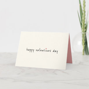 Eenvoudige Blank Unisex Happy Valentines Day Kaart
