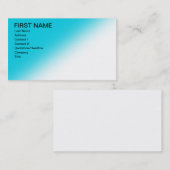 Eenvoudige blauw fade-Visitekaartjes Visitekaartje (Voorkant / Achterkant)
