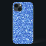 Eenvoudige blauw glittertextuur afdrukken iPhone 13 hoesje<br><div class="desc">Eenvoudige,  moderne,  heldere,  blauwe glittertextuur.</div>
