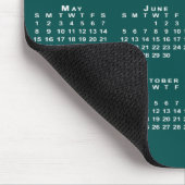 Eenvoudige blauw-Groen Witte 2022 Naam van het Bed Muismat (Hoek)