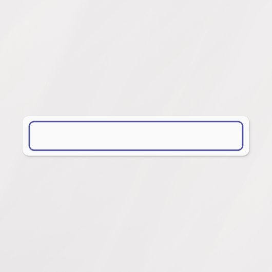 Eenvoudige blauw-witte blanco grens Sjabloon Labels (Design 1)