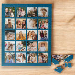 Eenvoudige Blauwe Fotocollage 20 Afbeelding Instag Legpuzzel<br><div class="desc">Leg uw dierbare herinneringen vast met deze eenvoudige fotocollage-Afbeelding gepersonaliseerde puzzel. Met ruimte voor uw favoriete foto's, deze puzzel creëer een prachtige visuele weergave van uw speciale momenten. Personaliseer het met uw eigen afbeeldingen om een uniek geschenk te maken voor vrienden, familie of zelfs uzelf. Perfect voor verjaardagen, jubilea, of...</div>