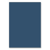 Eenvoudige Blauwe Handgeschreven Script Trouwtafel Kaart (Achterkant)