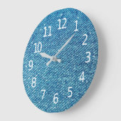 Eenvoudige blauwe jans Denim Textile Textile | Grote Klok (Hoek)