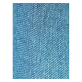 Eenvoudige blauwe jans Denim Textile Textile | Tafelkleed (Voorkant)