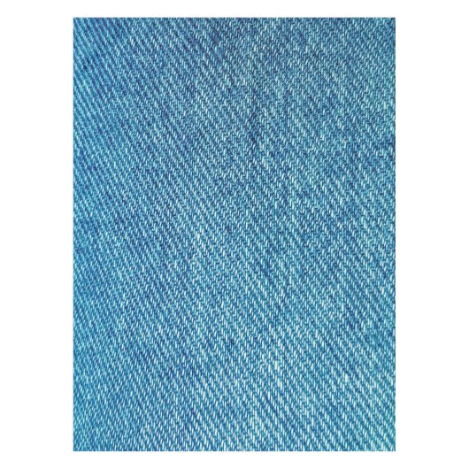 Eenvoudige blauwe jans Denim Textile Textile | Tafelkleed (Voorkant)