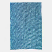 Eenvoudige blauwe jans Denim Textile Textile | Theedoek (Verticaal)