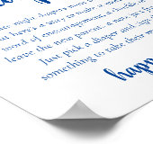 Eenvoudige Blauwe Late Night Luiers | Cerulean Sho Poster (Hoek)