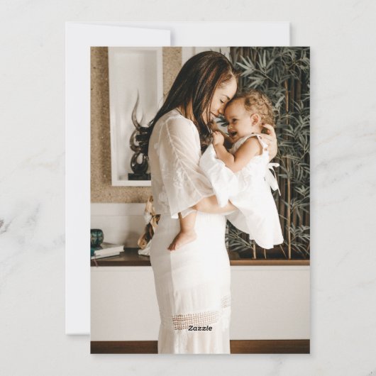 Eenvoudige Blauwe Menorah Kaarsen Gelukkige Chanoe Feestdagenkaart (Achterkant)