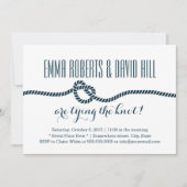 Eenvoudige blauwe ring zonder bruiloft kaart (Voorkant)