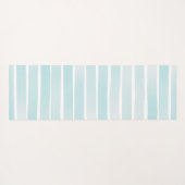 Eenvoudige, blauwe strepen , speciaal aangepast yogamat (Achterkant (horizontaal))