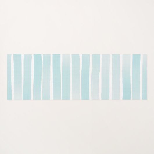 Eenvoudige, blauwe strepen , speciaal aangepast yogamat (Achterkant (horizontaal))
