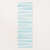 Eenvoudige, blauwe strepen , speciaal aangepast yogamat (Achterkant)