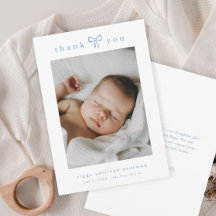 Eenvoudige Blauwe Strik Jongens Baby Foto