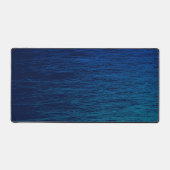 Eenvoudige Blauwgroen Abstracte zeemacht Bureaumat (Voorkant)