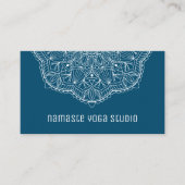 Eenvoudige Blauwgroen handleiding van Elegant Mand Visitekaartje (Voorkant)