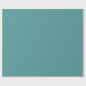 Eenvoudige blauwgroen visgraat tweed leuke vakanti cadeaupapier (Vlak)