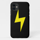 Eenvoudige bliksem Dark iPhone 5 Hoesje (Achterkant)