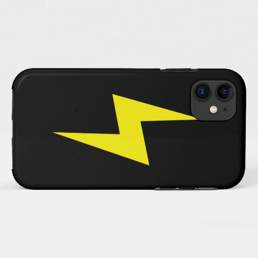 Eenvoudige bliksem Dark iPhone 5 Hoesje (Achterkant (horizontaal))