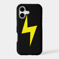 Eenvoudige Bliksemschicht Donkere iPhone 5 Hoes