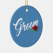 Eenvoudige bloem bruiloft kalligrafie | Ornament (Rechts)