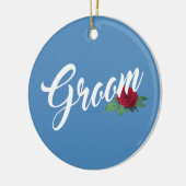 Eenvoudige bloem bruiloft kalligrafie | Ornament (Links)