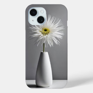 Eenvoudige bloem in vaas iPhone 15 case