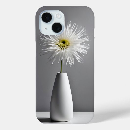 Eenvoudige bloem in vaas Case-Mate iPhone case (Achterkant)