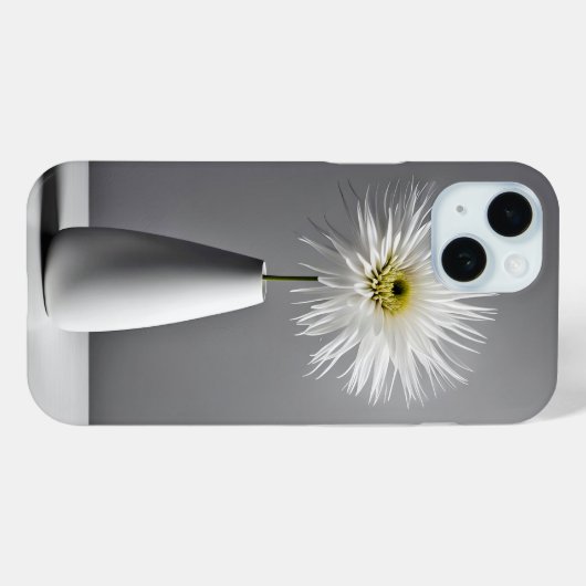 Eenvoudige bloem in vaas Case-Mate iPhone case (Achterkant (horizontaal))