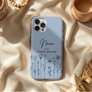 Eenvoudige Bloem Nana Aangepaste Titel iPhone 16 Pro Max Hoesje