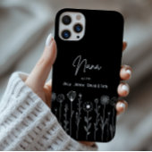 Eenvoudige Bloem Nana Aangepaste Titel Case-Mate iPhone Case