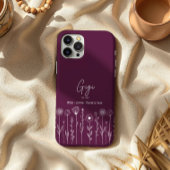 Eenvoudige Bloem Nana Aangepaste Titel Case-Mate iPhone Case