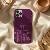 Eenvoudige Bloem Nana Aangepaste Titel Case-Mate iPhone Case