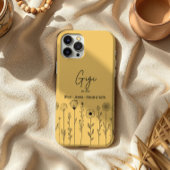 Eenvoudige Bloem Nana Aangepaste Titel Case-Mate iPhone Case