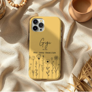 Eenvoudige Bloem Nana Aangepaste Titel iPhone 16 Pro Max Hoesje