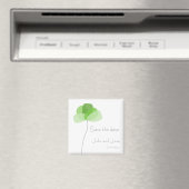 Eenvoudige bloem Sparen de datum Magnet (Insitu (Vaatwasser))