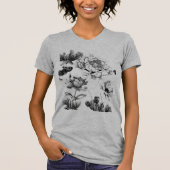 Eenvoudige bloem t-shirt (Voorkant)