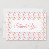 Eenvoudige bloemen bedankkaart (Voorkant)